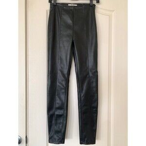 Faux Leather Lined Leggings